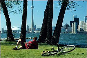 Man with bike